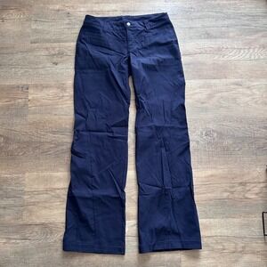 Athleta Dipper Utility Navy Blue Hiking Pants Womens Sz 4 Stretch Outdoor Cargo‎